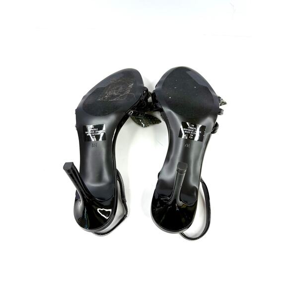 GUESS Women's Merle Rhinestone Bow Embellished Slingback Pumps Black Size 6M NWT - Picture 6 of 6